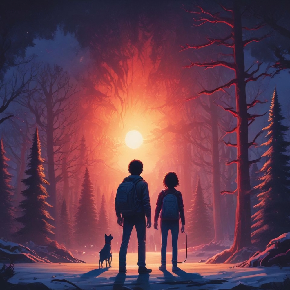Enchanted Forest Art Print - Inspired by TV 8x10